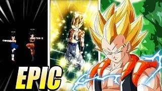 2 OP PLS NERF! DBZ DOKKAN BATTLE LR SUPER GOGETA FUSION TEAM!