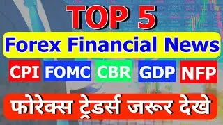 know about Five Top forex Financial events or news | Hindi | major forex events
