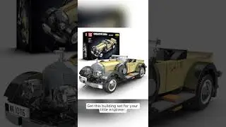 Mould King 10115 Classic Cars Building Kits, MOC Vintage Car Model Building Blocks Set