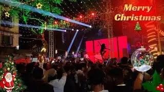 Christmas Fun in IC Colony Borivali | Dancing Crowd & Festive Energy 🔥 #christmas #viralvideo