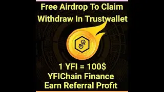 Free #airdrop  .YFI Finance Airdrop. 1YFI =100$. Token Will Listening On Major Exchange #binance