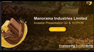 Manorama Industries Stellar Q2 & H1 FY26 Performance