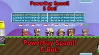 AUTO SPAM 5 BOT GROWTOPIA | TUTORIAL | ANDROID NO ROOT