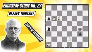 Спасите пешку! | Эндшпильный этюд № 27 (Алексей Троицкий, 1933)