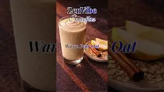 Теплый овсяный смузи с грушей #zenvibesmoothies