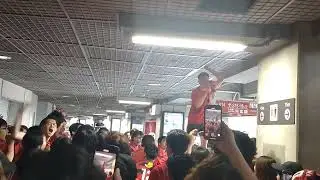 vs横浜FMアウェー　決起集会（舩橋チャント初披露）