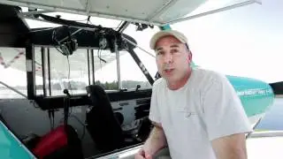 Husky on Amphib Floats
