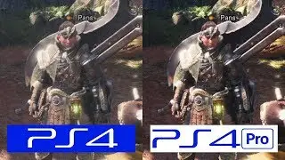 Monster Hunter World | PS4 vs PS4 Pro | GRAPHICS COMPARISON | Comparativa