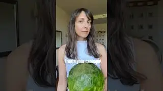 FREEZE YOUR CABBAGE! ​⁠@cookingforpeanuts Make high-protein Meatless Cabbage Wraps 6 ingredients!