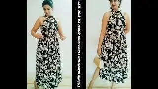 DIY dress transformation