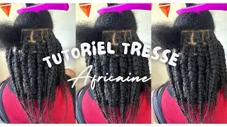 *Tresses Box Braids sur Cheveux Naturels | Tutoriel Africain Facile & Rapide ✨*