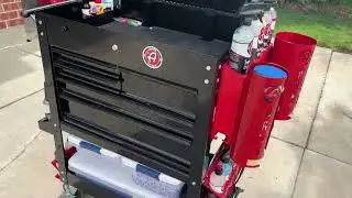 My homemade/modified Adams Polishes US General detailing cart (part 2)