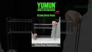 Stand Spice Rack #kitchen #home #viral #like #subscribe #stand #multipurpose #chef #organizer #rack