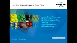 AFM | Solar Fuels Research: Nanoscale Charge Transport in Water Splitting Photoanodes | Bruker