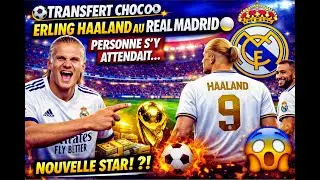 ⚽TRANSFERT🔵⚪🔴CHOC 👀 Erling Haaland AU REAL MADRID ⚪🟡 PERSONNE S&rsquo;Y ATTENDAIT | NOUVELLE STAR ?! 😱