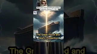 Bible story: The Great Flood and God&rsquo;s Protection. Genesis 7 : 1-24