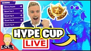 Fortnite Hype Cup LIVE Stream! / Fortnite Tournament Gameplay / Trios Hype Cup LIVE NOW!!