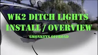 Jeep Grand Cherokee WK2 Ditch Light Bracket Install Video | 6Monkeys Offroad