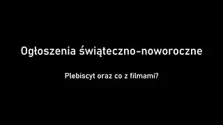 PLEBISCYT KOLEJOWY 2025 i ogłoszenia świąteczne