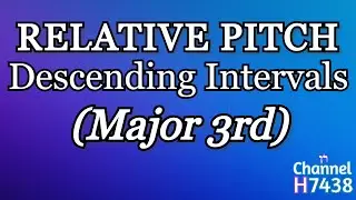 Relative Pitch EAR TRAINING Descending Intervals: Major 3rd with scoresheet for SOLFEGGIO