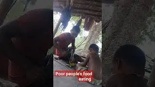 poor people's food eating