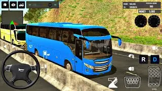 Real City Bus Transport Simulator Game : 2024 Indonesia Bus Simulator : Bus Game Android Gameplay