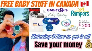 Unboxing Free Baby Samples in Canada 🍼 | How to Get It All!