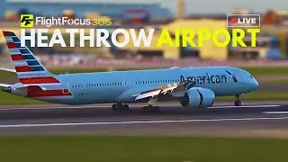 Heathrow Airport Live - WINDY Sunday 26th October 2025