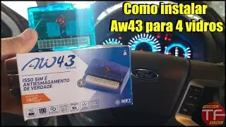 Instala&ccedil;&atilde;o do m&oacute;dulo de vidro el&eacute;trico Aw43 da Soft