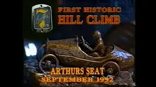 Arthurs Seat 1992 historic hill climb - opening/introduction. VHS tape