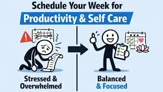 How to Schedule Your Week for Productivity and Self Care