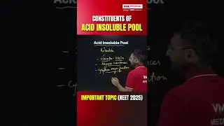 ACID INSOLUBLE POOL: CONSTITUENTS YOU SHOULD KNOW | BY VMC MEDICAL #neet2025 #shorts