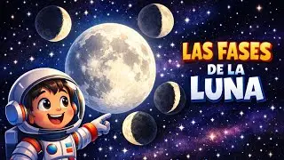 Las Fases de la Luna  🚀✅ | Trivia espacial |  #luna #m&uacute;sicainfantil #cancionesinfantiles