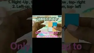 solve 2x2 Rubik cube #beginnercube #rubikscube #cubetutorial ...watch full video on channel