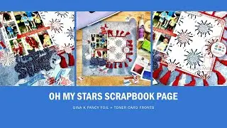 Fast Fun and Foiled- Scrapbook Accent with NEW Toner Card Fronts! @jessicaemichaels​