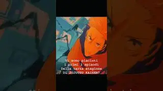 JUJUTSU KAISEN 3 &egrave; finalmente uscito! Vi sono piaciuti i primi episodi? #jujutsukaisen #yujiitadori