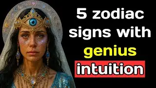 5 zodiac signs with genius intuition.