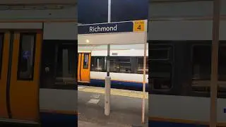 Early Morning At Richmond Upon Thames Train 🚂 Tube Underground Station London UK 🇬🇧
