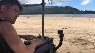 Dj Ethos session Hanalei Bay, Kauai Hawaii