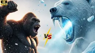 Who Wins? KING KONG vs Polar Bear Epic Battle!