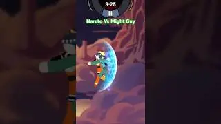 Naruto Vs Might Guy 😎 #naruto #might guy #naruto shippuden #shorts