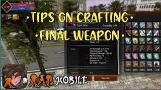 Ran Online Mobile |Gameplay|Crafting Final Weapon|Android Game