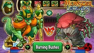 🔴Monster Legends: O'Reilly level 130 vs KORALLE BRUTALIS 130 🔥 review combat