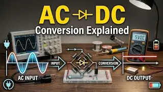 How AC Converts to DC | AC to DC Conversion Process Explained | Electrical Knowledge #Diode