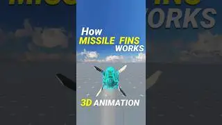 How Missile Fins Works #missile #3D #usa
