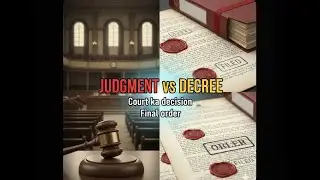 Judgment vs Decree | Difference Explained | Know the Real Difference