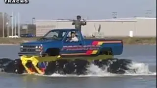 Monster Trucks FLOAT ON WATER - TMB TV: RetroTracks