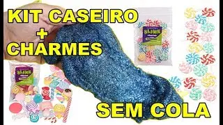 KIT CASEIRO DE SLIME  SEM COLA + CHARMES  por LIVIA STURNIK