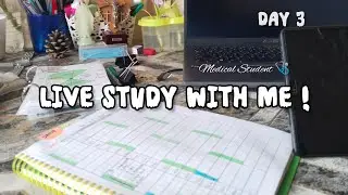 1 Oct'25 - Study With Me 📚 Room Study with timer 📈  Background Study Ambient Noise 💯Page flips✅