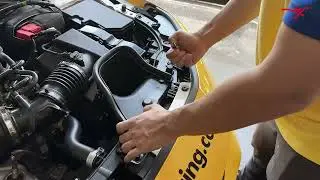 Honda Civic FL5 Type R Cold Air Open Pod Max Racing Intake System Installation Tutorial